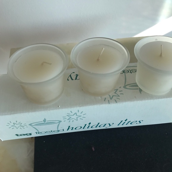 Voltive Candles in frosted glass holders - Picture 3 of 4